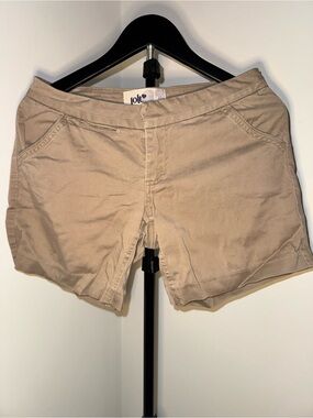 Jolt Women's Beige Utility Bermuda Shorts